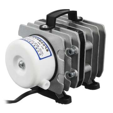 20W 220V Air Pump Electromagnetic Oxygen Air Pump Hydroponics Aquarium Pond Fish Tank
