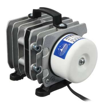 20W 220V Air Pump Electromagnetic Oxygen Air Pump Hydroponics Aquarium Pond Fish Tank