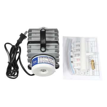 20W 220V Air Pump Electromagnetic Oxygen Air Pump Hydroponics Aquarium Pond Fish Tank