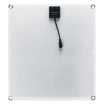 20W 360*330*3mm Monocrystalline Silicon Solar Panel with Crocodile Charging Clip + Sucker + Manual(E