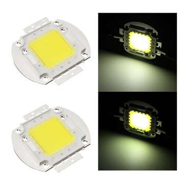 20W 30W 50W 30mil LED White DIY Light Chip DC12-14V  (WATT: 50W)