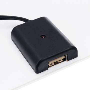 20W DC5V Monocrystalline Ultra-thin Solar Panel Rear Wiring USB Port with Cable