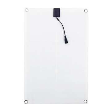 20W DC5V Monocrystalline Ultra-thin Solar Panel Rear Wiring USB Port with Cable