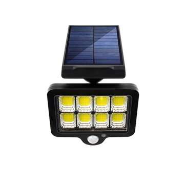 20W IP67 Waterproof Outdoor Solar Powered LED Wall Solar Lig... (TYPE: EIGHTGRID128COBREMOTECONTROL)