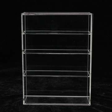 214 x 159 x 59mm Four-layer Acrylic Display Box Show Case Sliding Door For Mini Perfume Bottle