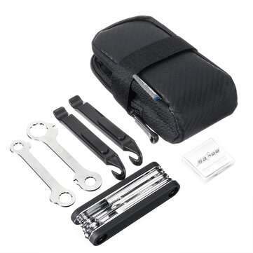 211245 SAHOO Cycling Tail Repair Tool Tail-bag Maintenance Tool Set Black