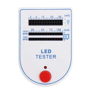 2-150mA Mini Handy LED Test Lamp Box Tester for Light-emitting Diode Lamp Bulb Battery Tester Handy