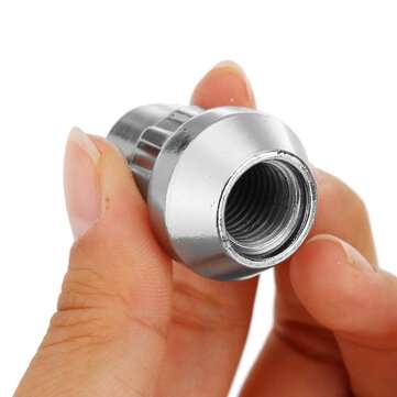 21pcs M12x1.5mm Locking Wheel Lock Nuts 60 Degree Tapered Security Bolts Key For Ford