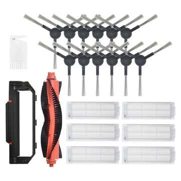 21pcs Replacements for Xiaomi Mijia STYTJ02YM MOP PRO Vacuum Cleaner Parts Accessories Main Brush*1