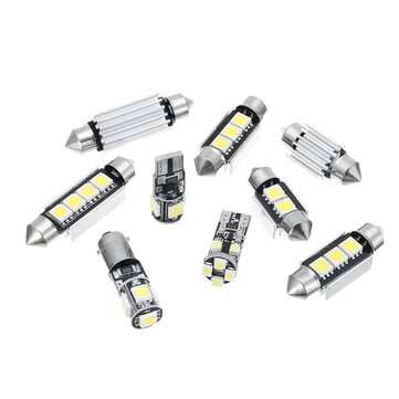 21pcs White Interior LED Car Lights Bulb Kit for BMW 5 Series M5 E60 E61 (04-10)