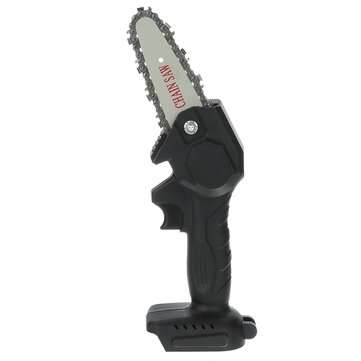 21V Cordless Mini Electric Chain Saw Rechargeable Wood Cutter Chainsaw Woodworking Tool Without Batt