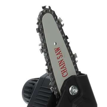 21V Cordless Mini Electric Chain Saw Rechargeable Wood Cutter Chainsaw Woodworking Tool Without Batt