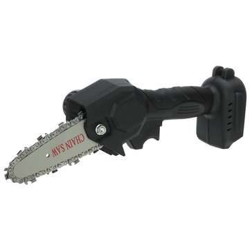 21V Cordless Mini Electric Chain Saw Rechargeable Wood Cutter Chainsaw Woodworking Tool Without Batt