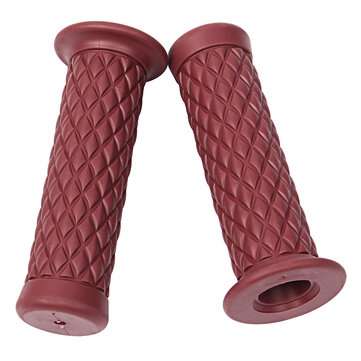 22/24MM Motorcycle Rubber Grips Handlebar Hand Grip For Retro Halley 883 CG125 Pr... (COLOR.: CAMEL)