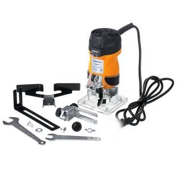 2200W 6.35mm Electric Handheld Machine Trimmer 6-Gear Adjustable Woodworking Palm Router Wood Carvin