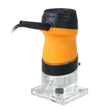 2200W 6.35mm Electric Handheld Machine Trimmer 6-Gear Adjustable Woodworking Palm Router Wood Carvin
