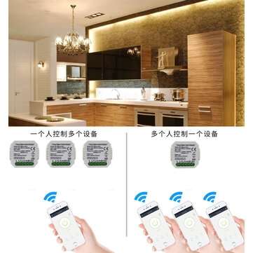 220-240V Tuya Smart Life ZB Dimming Switch Smart Home Modification Module without Neutral