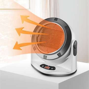 220V 1000W Heater Portable Home Energy Save Dryer Office Timing Warm Air Blower