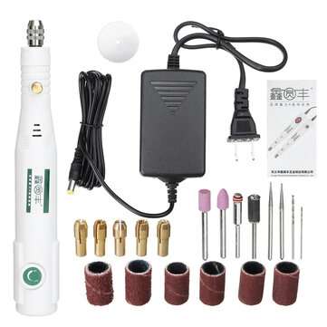 220V 18000rpm Mini Electric Grinder Pen Variable Speed DIY Engraving Sander Rotary Tool Kit