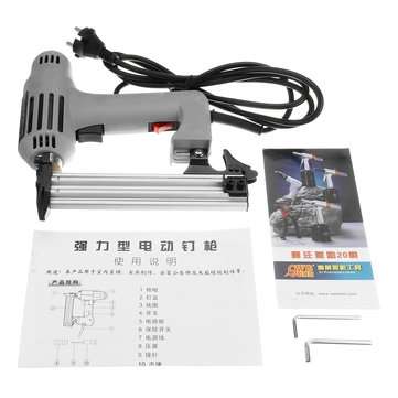 220V 1800W F30 Nail Electric Straight Nailer Nailing Device Woodworking Portable
