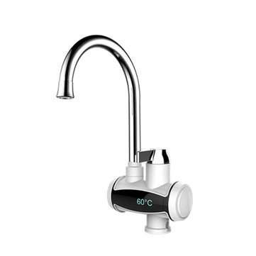 220V 3000W Electric Faucet Instant Hot Water Heater Tap Home Bathroom Kitchen F... (TYPE: DECKMOUNT)