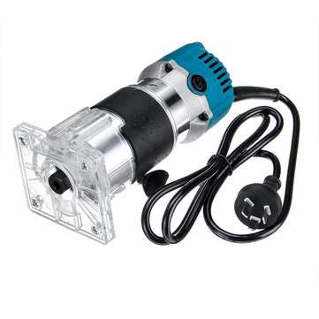220V 30000RPM Electric Hand Trimmer 1200W Wood Laminator Palm Router Woodworking Joiner Cutting Plan