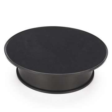 220V 20CM Black Velvet Top Rotary Display Stand Electric Rotating Display Turntable With Adapter