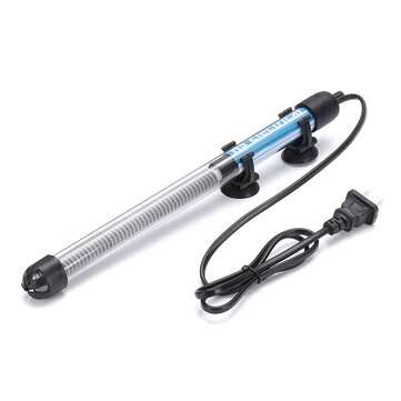 220V 50-300W Aquarium Fish Tank Water Heater Adjustable Temperature Submersible Ant... (POWER: 200W)