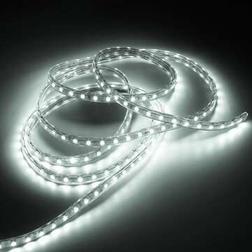220V 3M 5050 LED SMD Outdoor Waterproof Flexible Tape Rope Strip Light Xmas (COLOR.: WHITE)