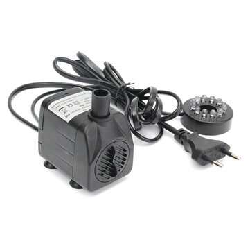 220V 50Hz/60Hz 420L/h LED Light Submersible Water Pump Aquariums Fish Pond Fountain Sump Waterfall