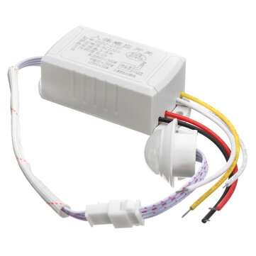 220V 5-8M IR Infrared Body Motion Sensor Automatic Intelligent Light Lamp Control Switch
