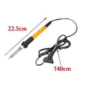 220V 60W Soldering Iron Kit Electronic Welding Iron Tool Adjustable Temperature