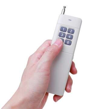 220V 6-way Wireless Remote Control Switch Module Lamp Water Pump Motor Controller