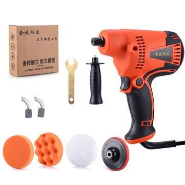 220V 800W Electric Polisher Variable 6-Speed Buffer Sander Kit Polishing Machine