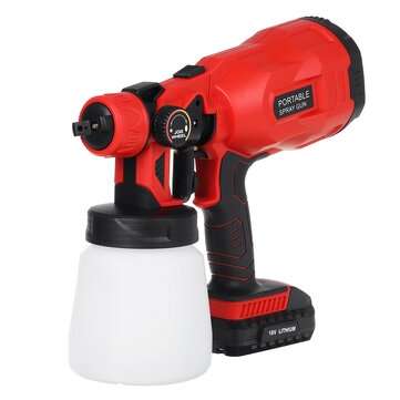 220V 800ml Electric Paint Spray Guns Portable Painting Tool Paint Machine Sprayer 2000mAh 30000RPM