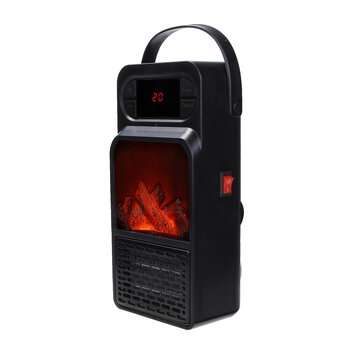 220V 900W Mini Portable Electric Heater Fan Hot Fan Home Garages Office Winter Warmer (PLUG: EUPLUG)