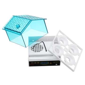 220V Auto Poultry Incubator 4 Egg Incubator Capacity Turning Hatcher Temperature Controls