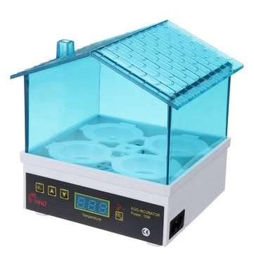 220V Auto Poultry Incubator 4 Egg Incubator Capacity Turning Hatcher Temperature Controls