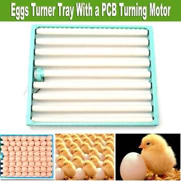 220V Chicken Eggs 360 Turner Automatic Duck Quail Bird Poultry Egg Incubator Tray