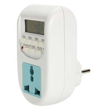 220V LCD Digital Timer Socket Timing Outlet Switch Digital Timer Switch Multifunctional EU Plug