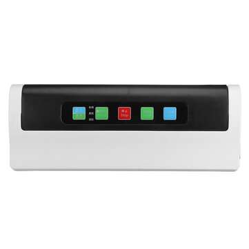 220V Food Vacuum Sealer Saver Sealing System Meal Fresh Saver Food Packing Machine (COLOR.: BLACK)