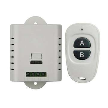 220V Single Channel Wireless Remote Control Switch Learning Code Lamp Controller LED Electric Light