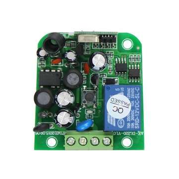 220V Single Channel Wireless Remote Control Switch Learning Code Lamp Controller LED Electric Light