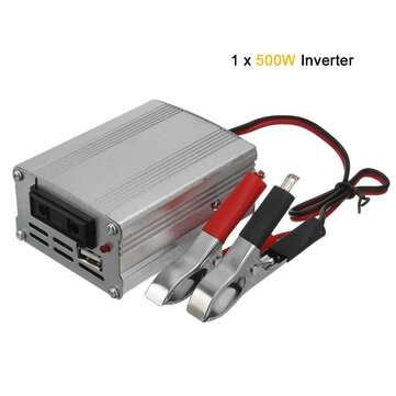 220V Solar Power System Solar Panel Battery Charger Inverter Kit 220W Car... (CURRENT: ONLYINVERTER)
