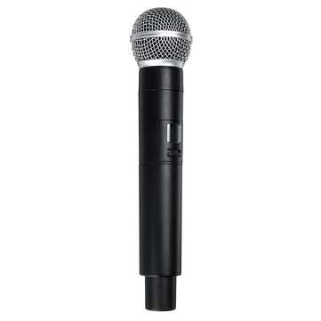 220V Wireless UHF 2 Channel Dual Handheld Microphone Mic System Karaoke KTV