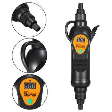 220V-240V 300W Adjustable Submersible External Heater For Aquarium Fish Tank