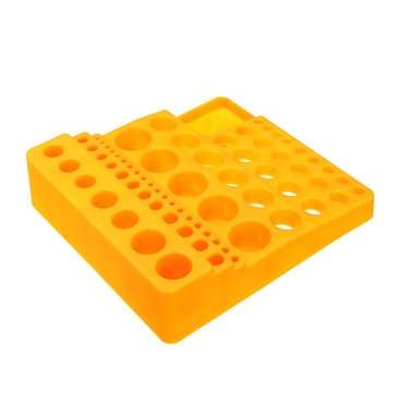 220x205x58mm Plastic Drill Bit Collet Chuck Milling Cutter Storage Box Tool Accessories Storage CNC