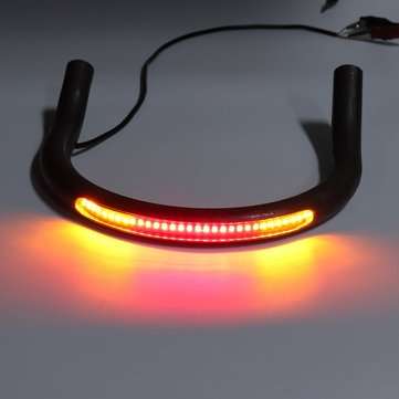 227mm Racer Frame Hoop Tracker End Upswept Seat Loop Large & LED Turn Brake Lights