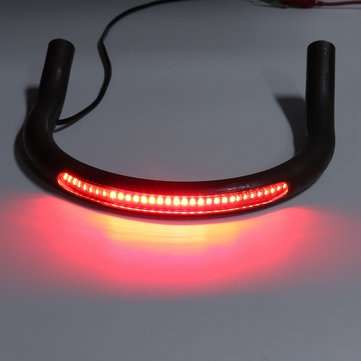 227mm Racer Frame Hoop Tracker End Upswept Seat Loop Large & LED Turn Brake Lights