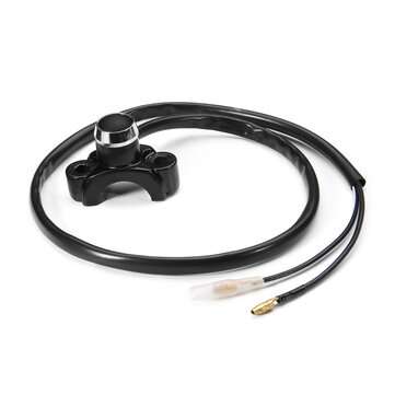 22mm CNC Engine Stop Start Kill Switch Button Engine Start Kill Switch  (COLOR.: BLACK)